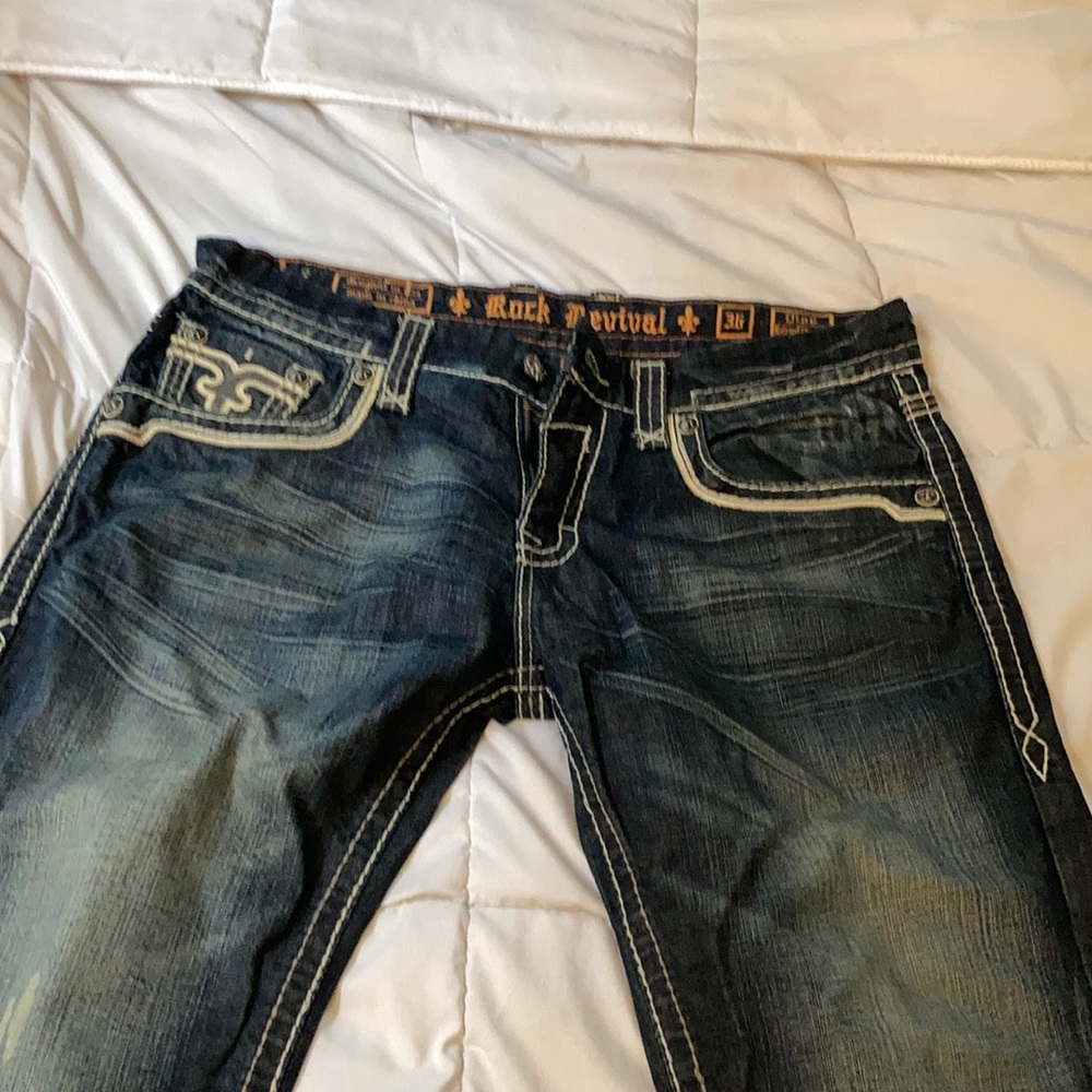 Rock revival Denim jeans